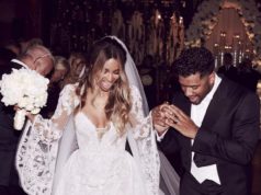 A cantora Ciara casa-se com o Russell Wilson