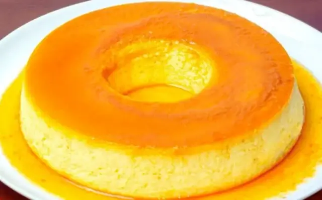 Pudim de iogurte-Receitas