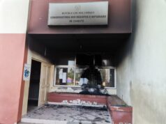 Manifestantes em Chibuto destroem infraestruturas em protesto contra resultados eleitorais