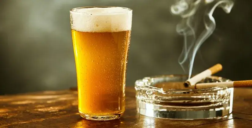 Evite fumar e consumir álcool