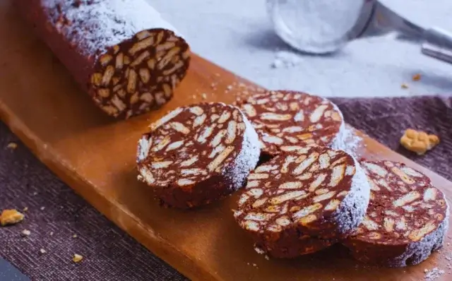 Salame de chocolate-Receitas